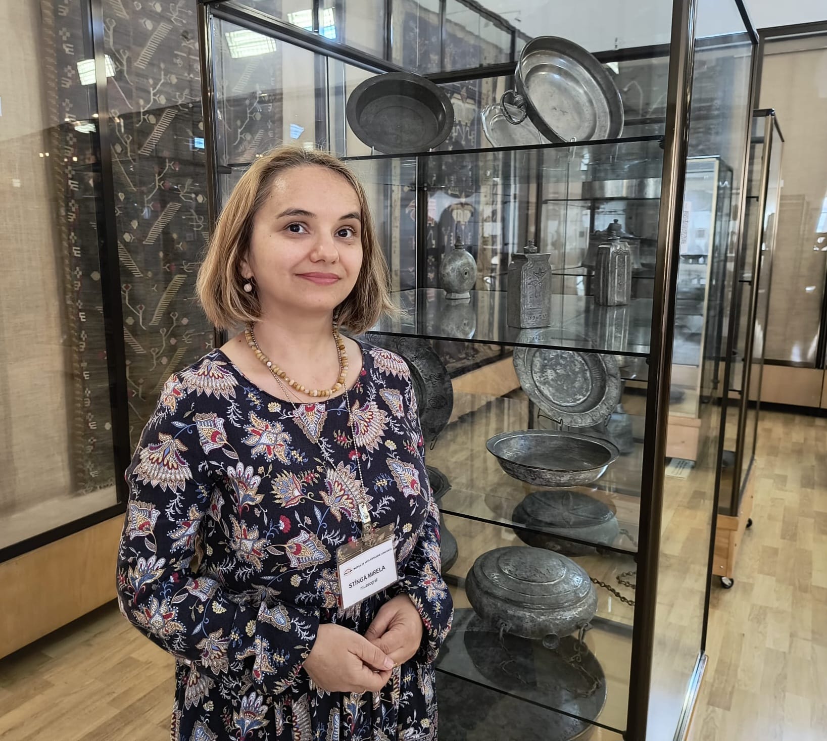 Muzeograful Mirela Stîngă