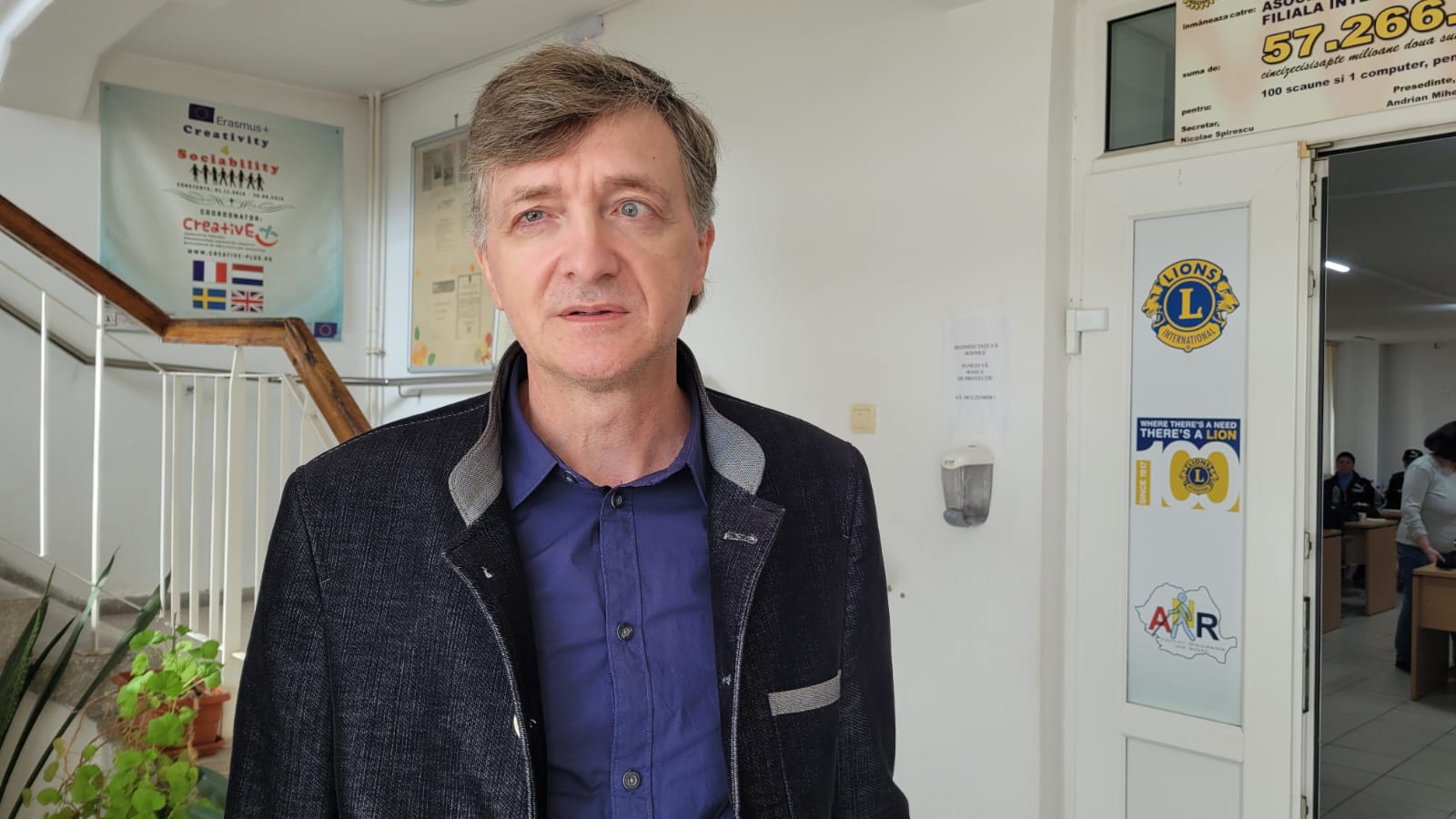 Președintele Asociației Nevăzatorilor din Constanța, Iulian Iova