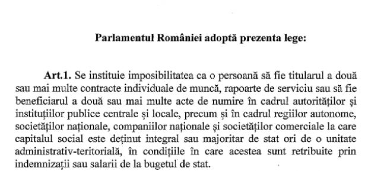 Bugetarii nu vor mai putea cumula mai multe contracte de munca la stat. Care sunt exceptiile Bugetarii nu vor mai putea cumula mai multe contracte de munca la stat. Care sunt exceptiile
